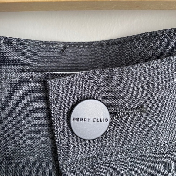 Perry Ellis Portfolio Men's Charcoal Gray Dress Pant Size 36 x 30‎ - Picture 3 of 11